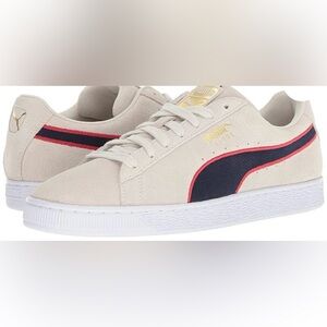 Unisex PUMA classic suede stripe sneakers - size 4.5 men/6 women